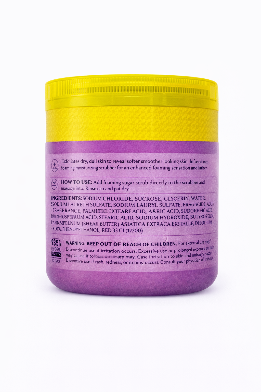 ONYX Professional® Foaming Body Scrub with Shea Butter & Cica, Amber Escape