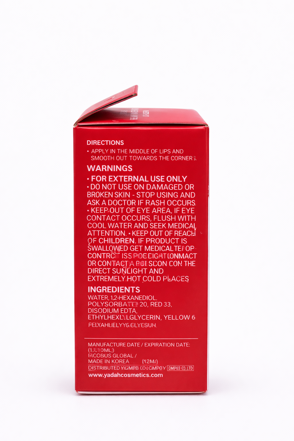 Yadah Be My Water Tint