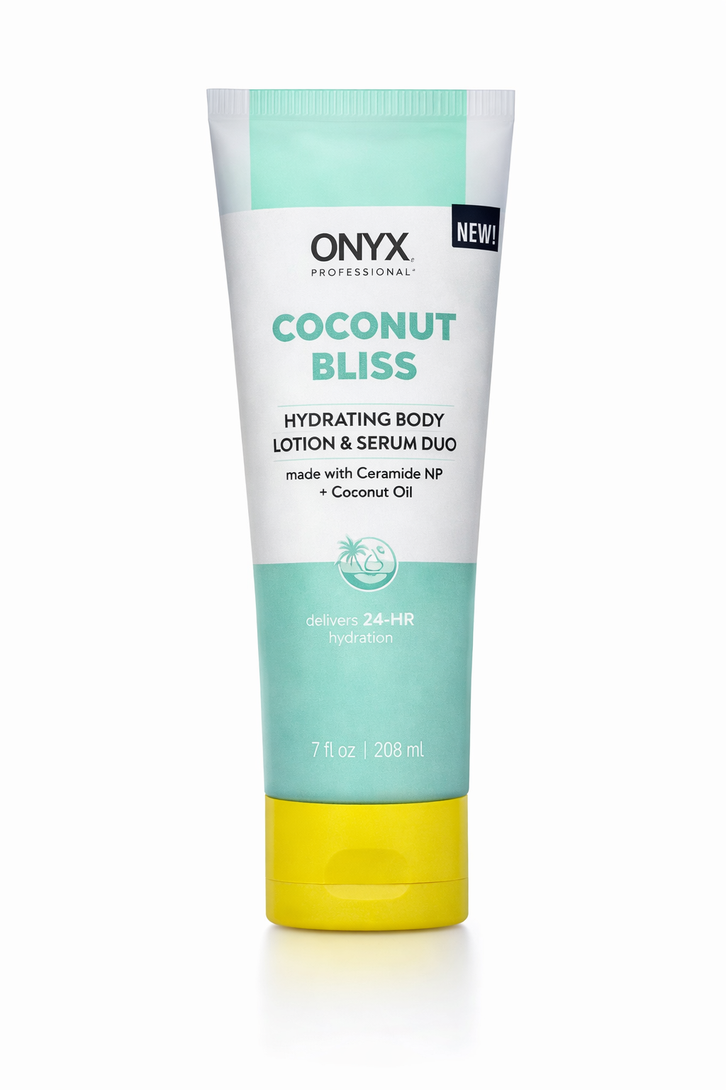 ONYX Professional Body Lotion & Serum with Ceramide NP & Coconut Oil, Coconut Bliss