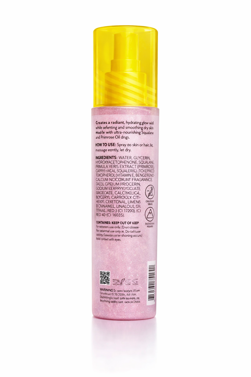 ONYX Professional Hydrating Shimmer Body Mist, Rose Petals