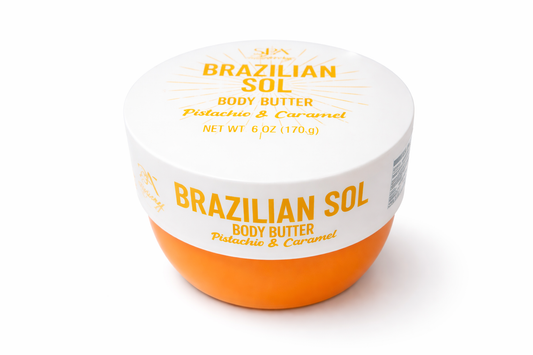 Brazilian Sol Luxury Body Butter, Pistachio and Caramel Scented