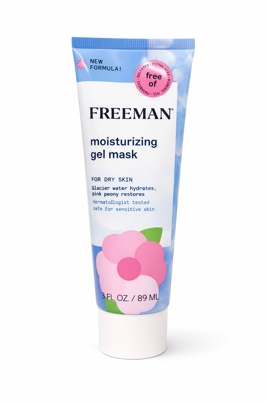 Freeman, Moisturizing Glacier Water & Pink Peony Gel Facial Mask