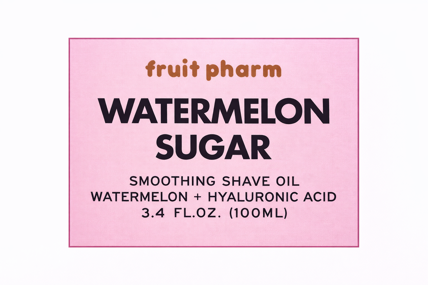 Fruit Pharm Watermelon Sugar Smoothing Face and Body Shave Oil for All Adult Skin Types