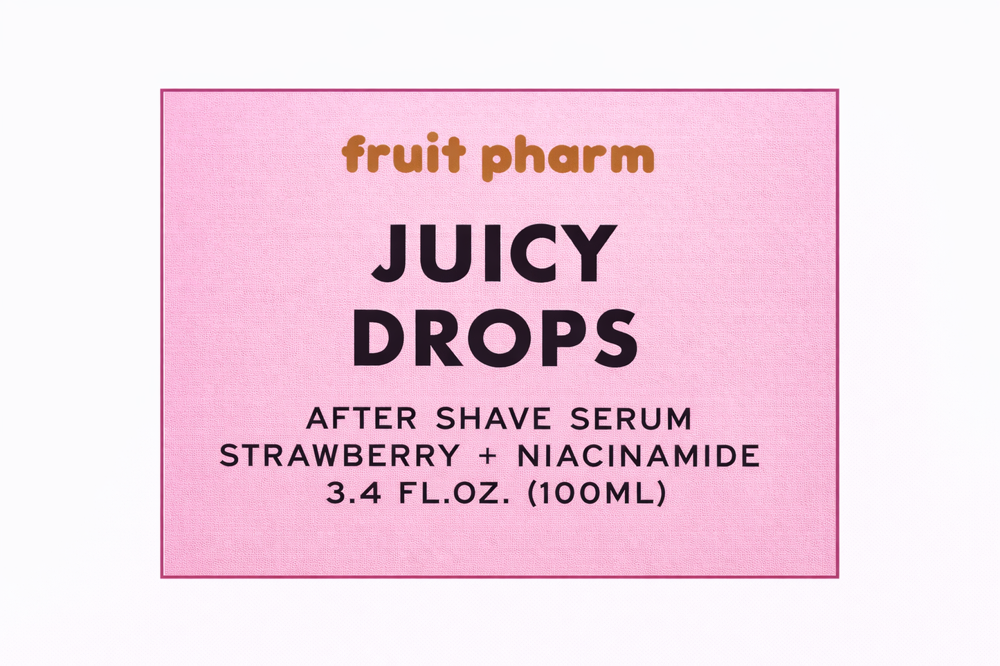 Fruit Pharm Juicy Drops After Shave Face and Body Serum for All Adult Skin Types