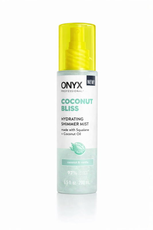 ONYX Professional Hydrating Shimmer Hair + Body Mist, Coconut Bliss