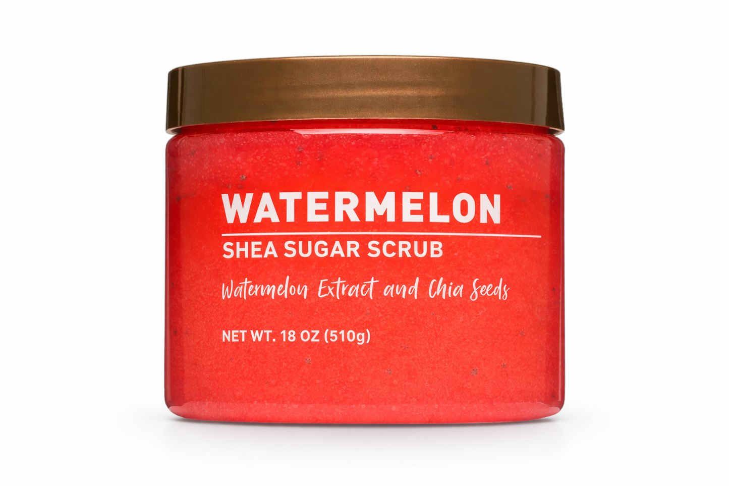 Equate Watermelon Shea Sugar Body Scrub, 18 oz, Natural Oils and Vitamin E